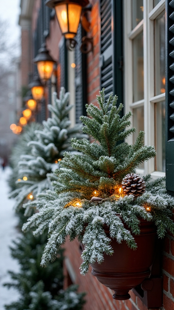 enchanting miniature winter garden displays