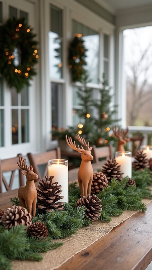 enchanting natural woodland winter wonderland