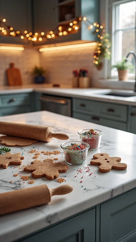 family friendly holiday kitchen