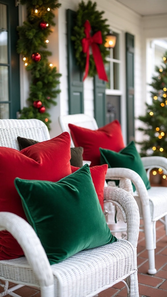 festive comfortable weather resistant outdoor pillows