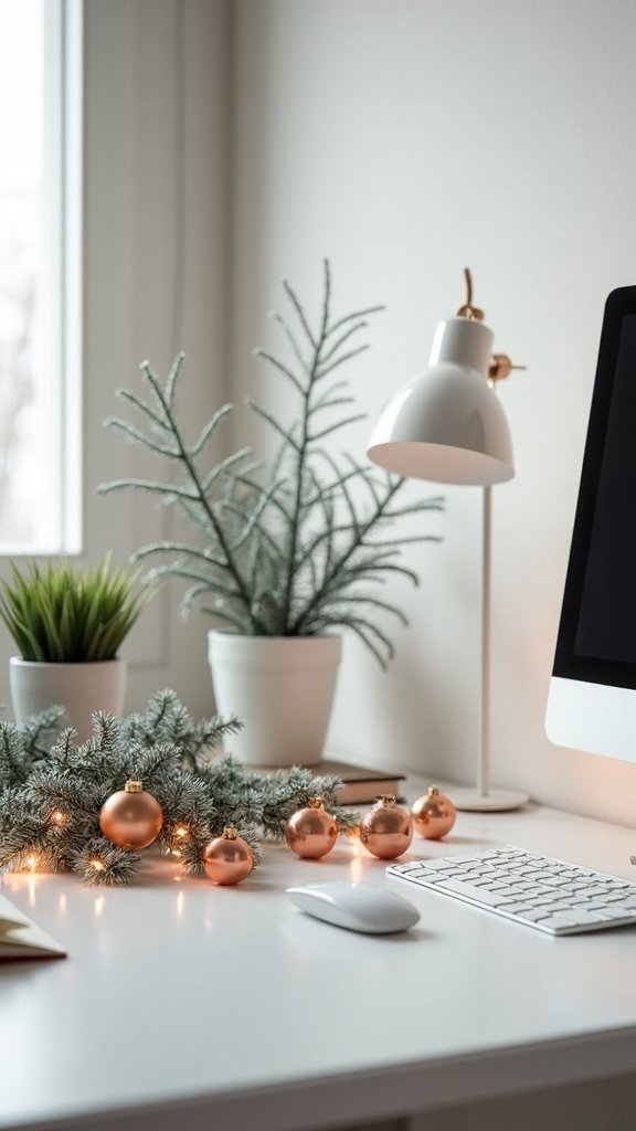 festive corporate remote office decorations