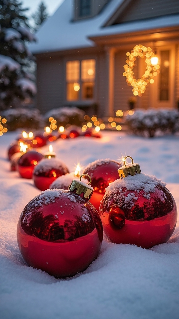 festive elegant captivating dazzling outdoor decor