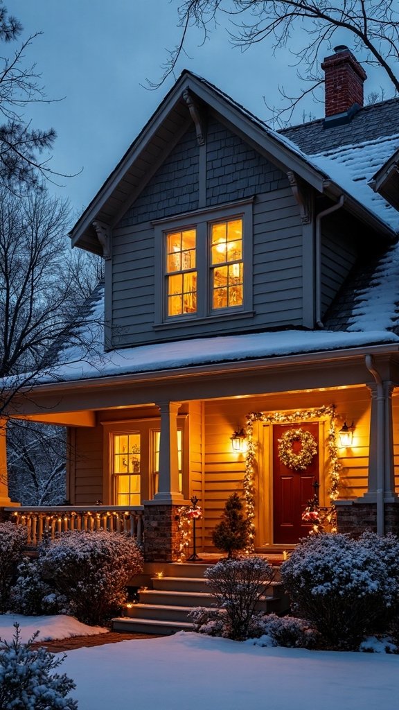 festive lighting brightens holiday decor