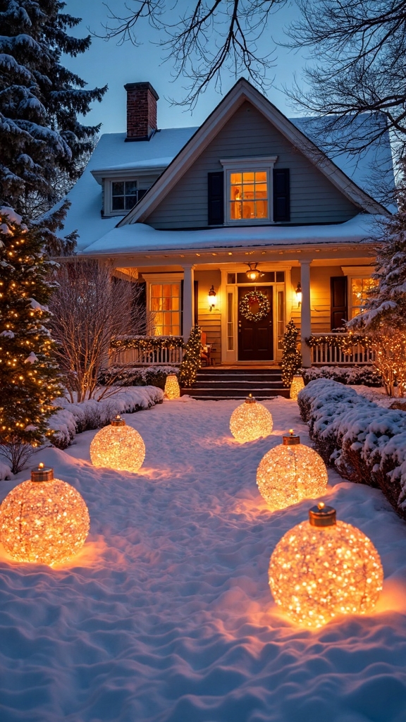 festive outdoor christmas decorations
