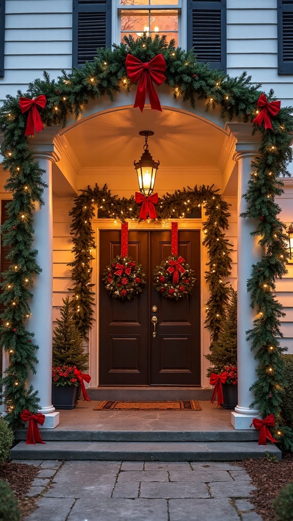 festive porch christmas decor theme selection