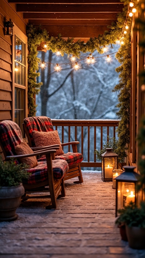 festive winter porch decor ideas