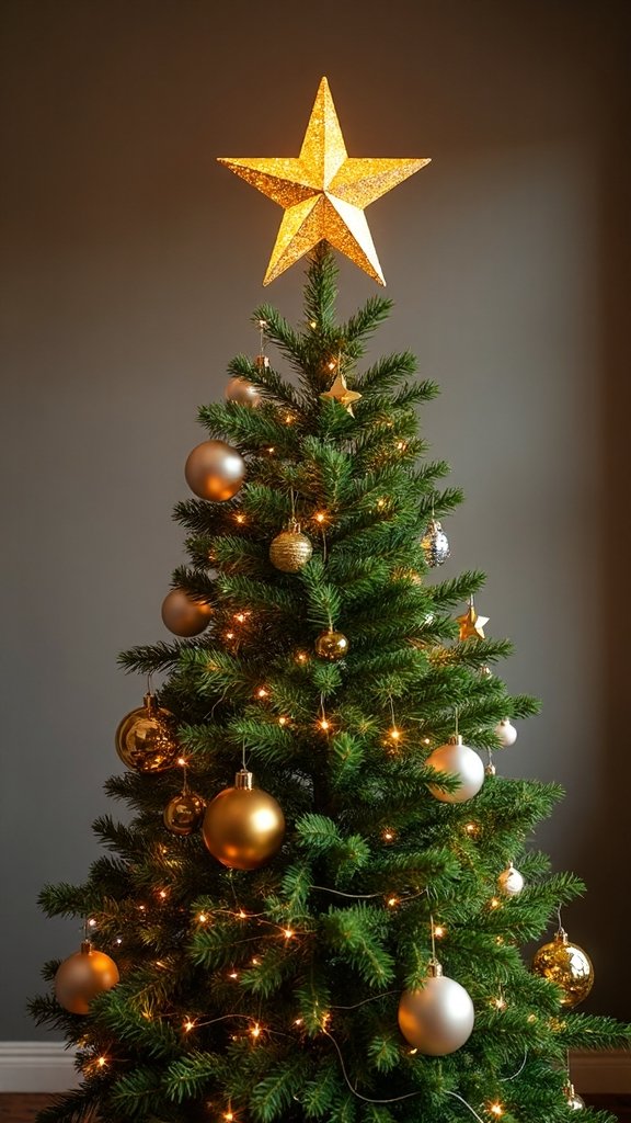 final tree topping touches