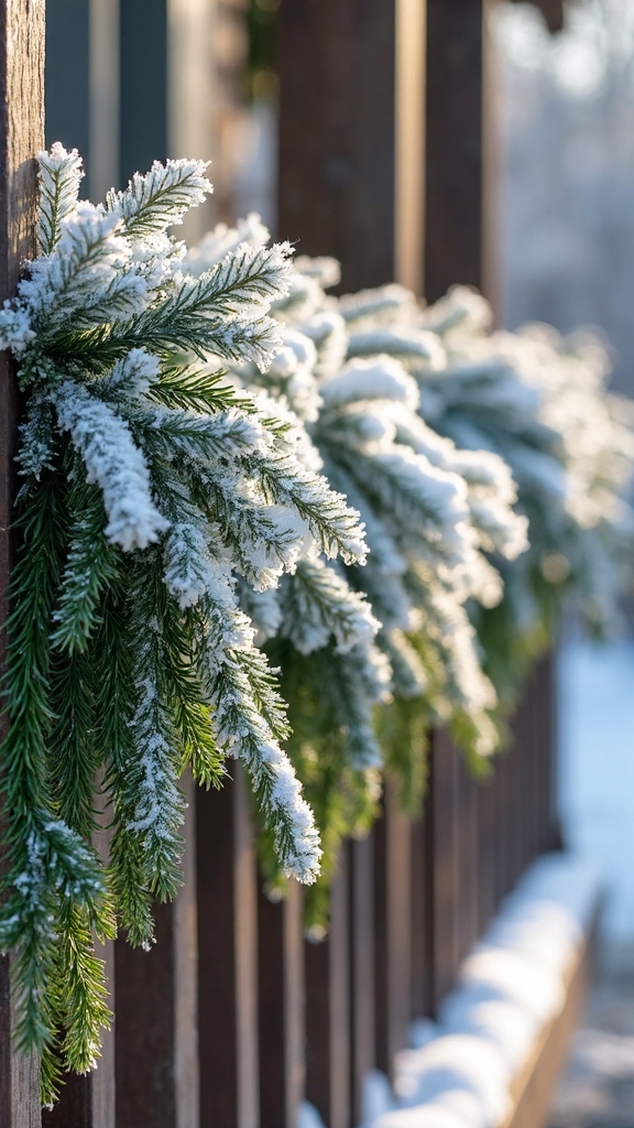 frost kissed evergreen holiday elegance
