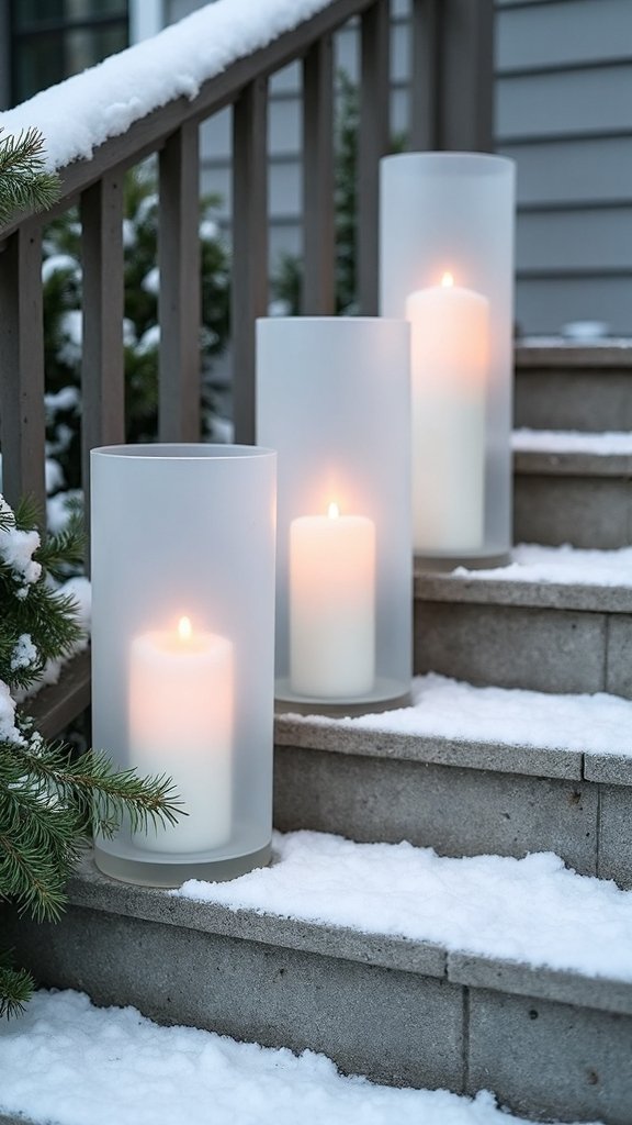 frosted glass welcoming winter wonderland