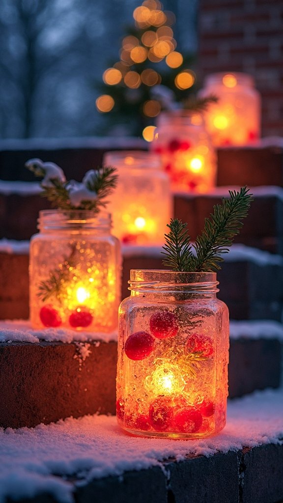 frozen luminaries with organic elements