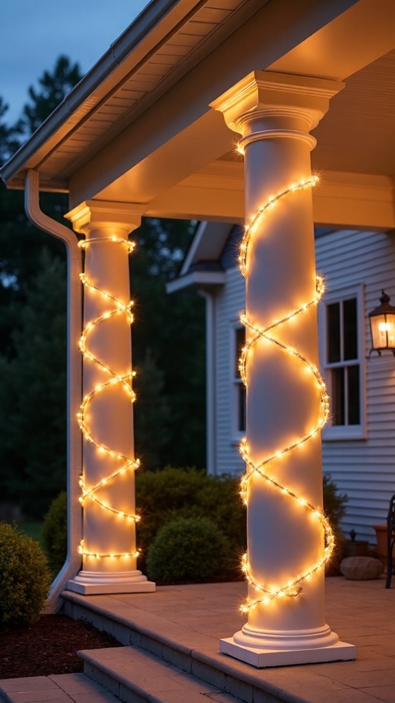 geometric rope light architectural transformation