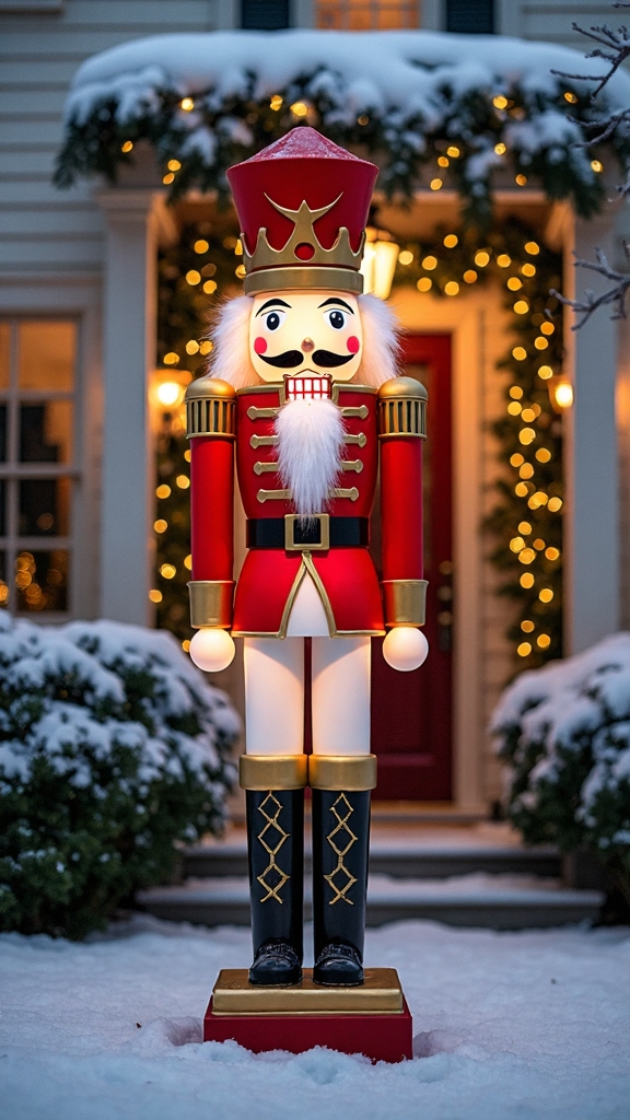 giant nutcracker commands neighborhood attention