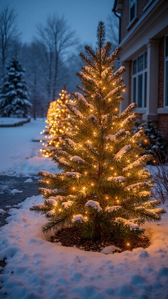 glowing flowing conforming captivating net lights