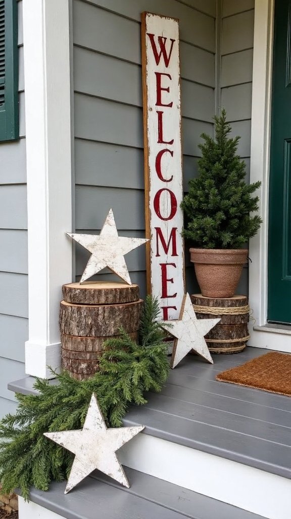handcrafted customizable budget friendly porch decor