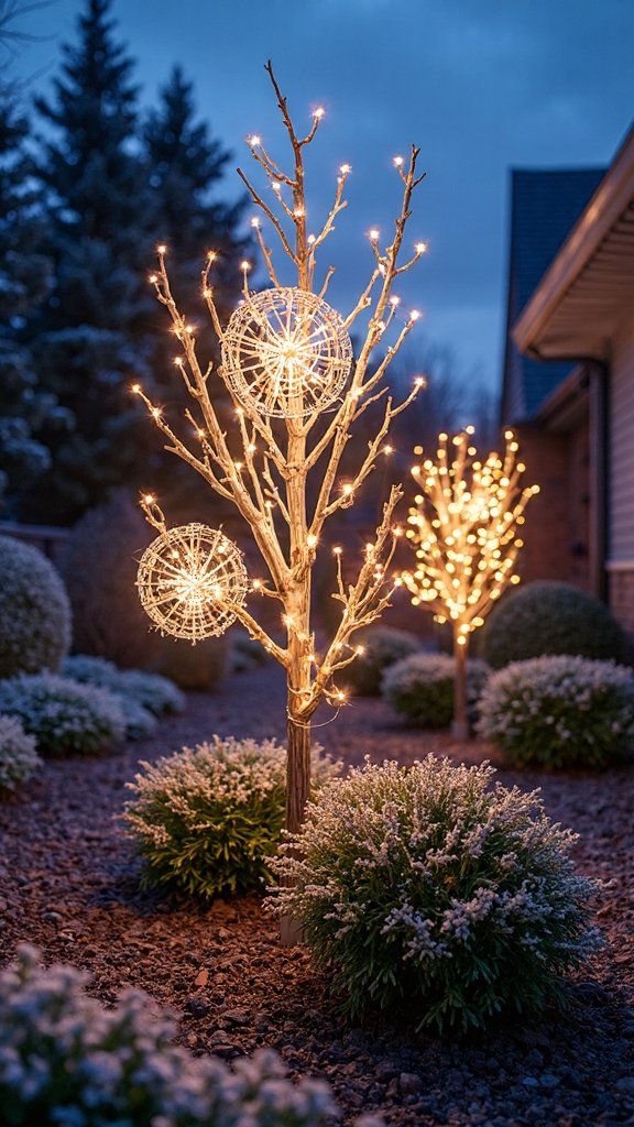 illuminated magical focal outdoor decor