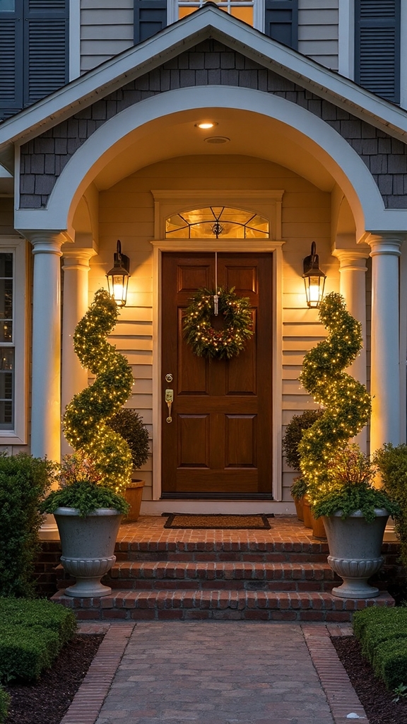 illuminated topiary focal point displays