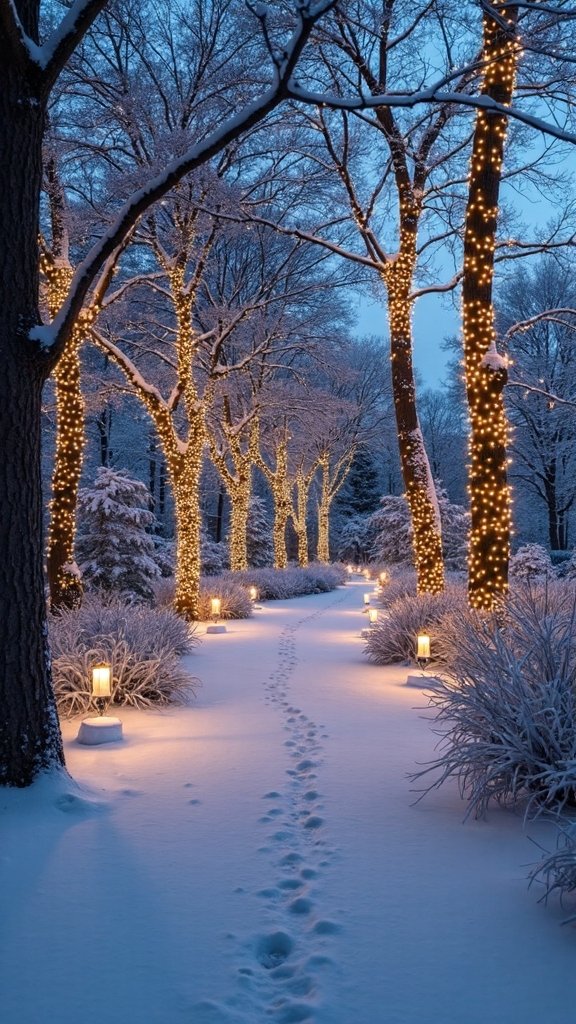 illuminated vertical focal points