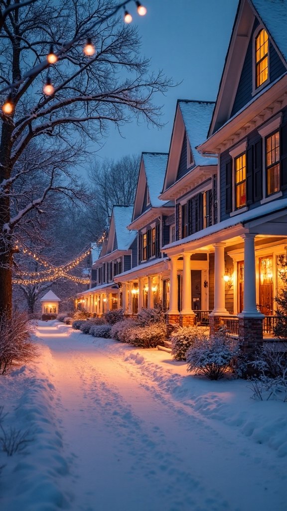 illuminating communal holiday neighborhood cheer