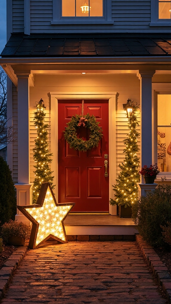 illuminating wireless christmas star decor