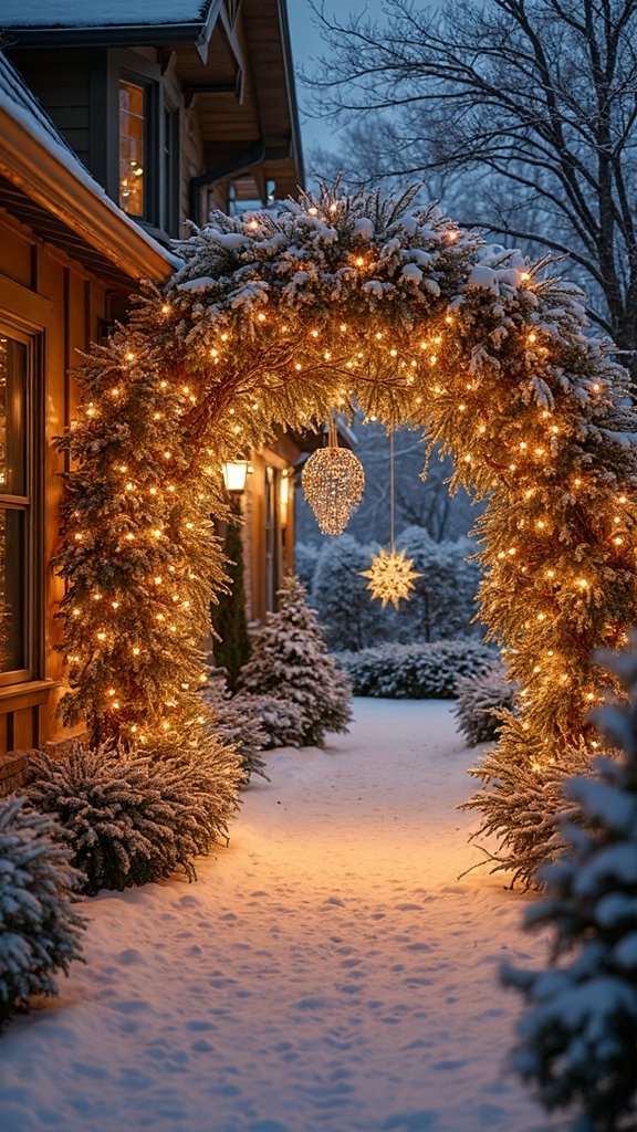 immersive walkthrough christmas forest experience