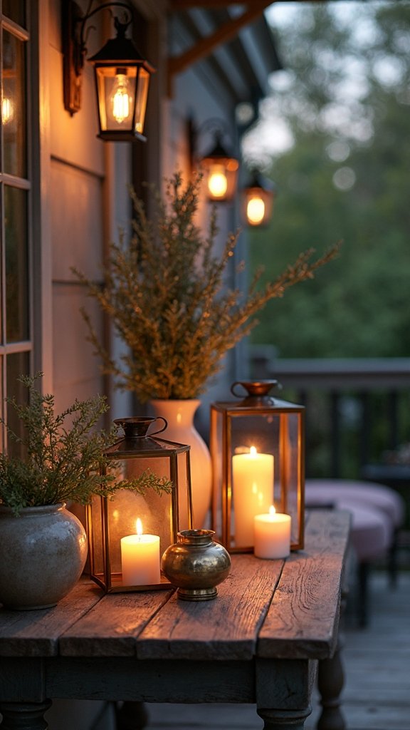 inviting ambiance with illuminated accessories