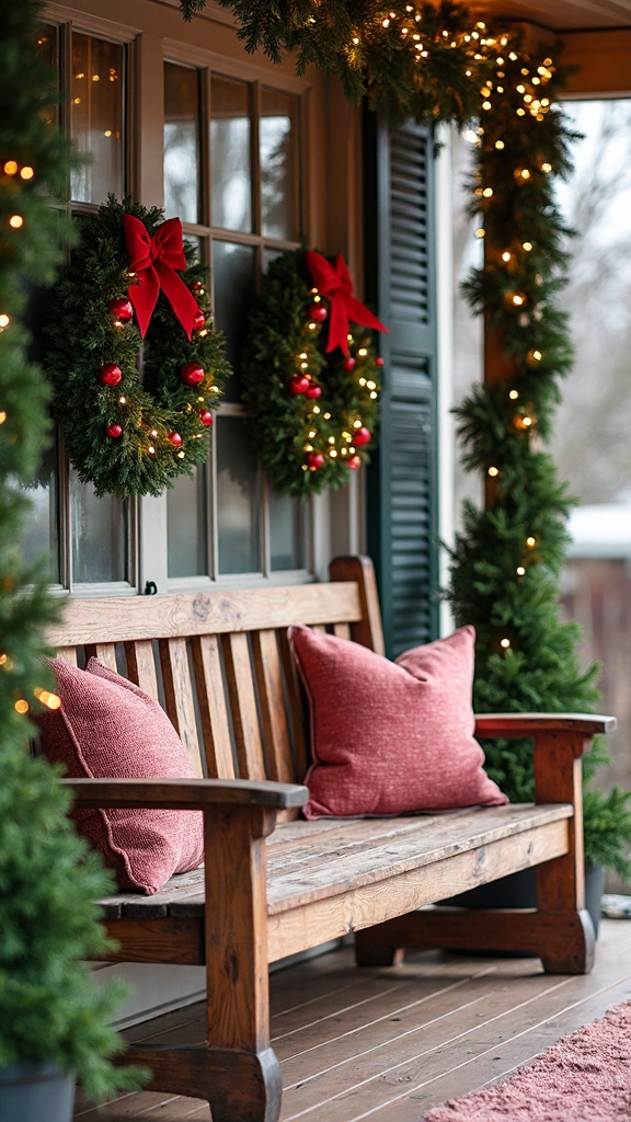 layered elegant holiday focal point