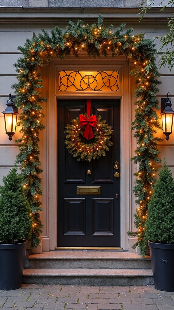 layered festive welcoming seasonal