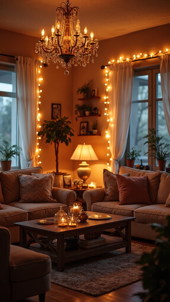 layered lighting magical holiday ambiance