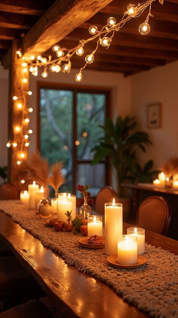 layered soft warm intimate lighting