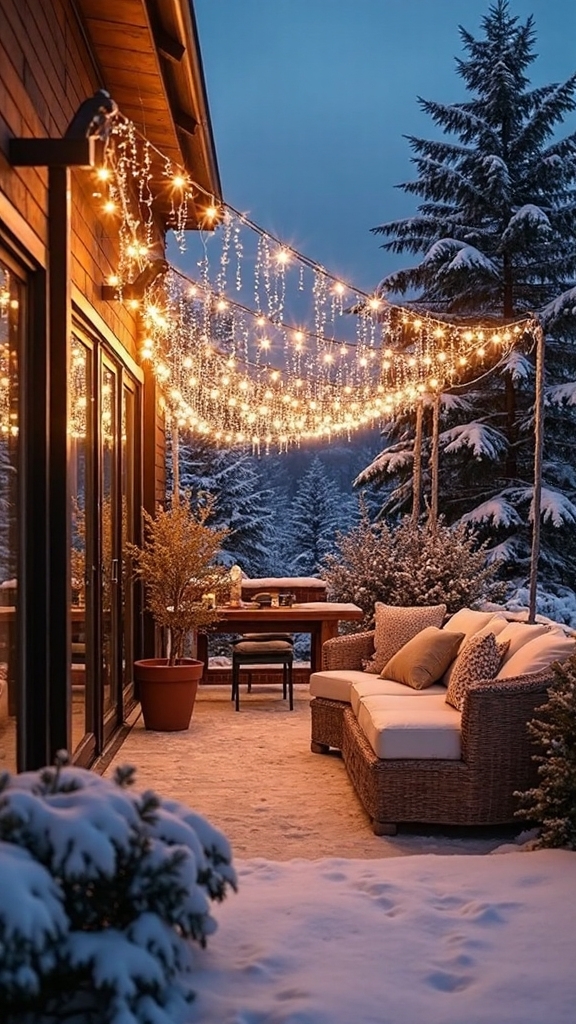 luminous outdoor winter wonderland displays