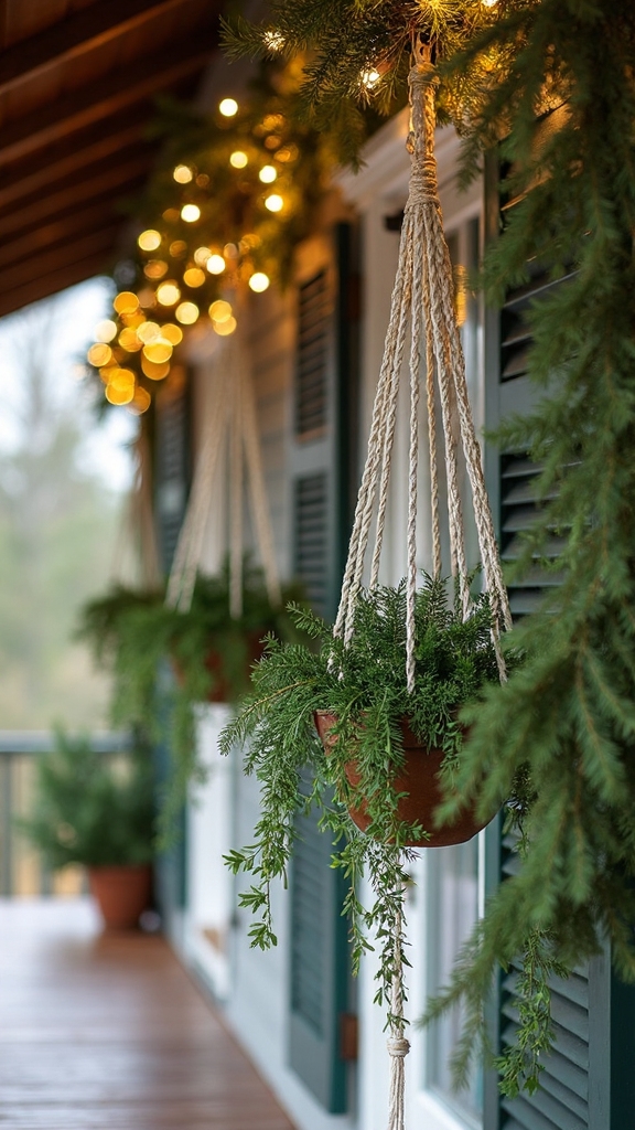 lush organic holiday plant display
