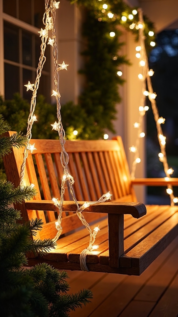 magical ambiance with battery powered string lights