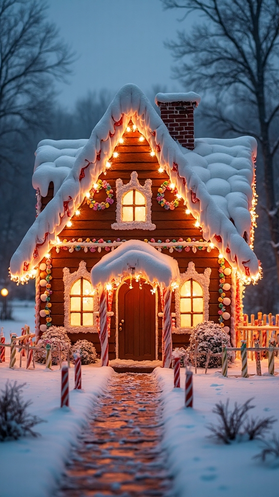 magical christmas wonderland lawn display