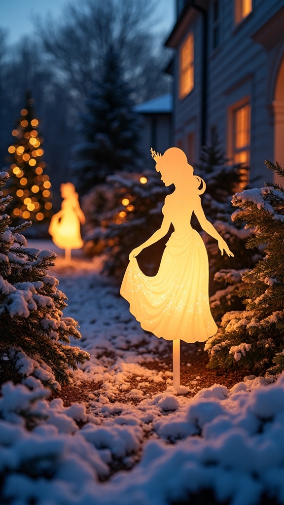 magical disney princess outdoor decorations