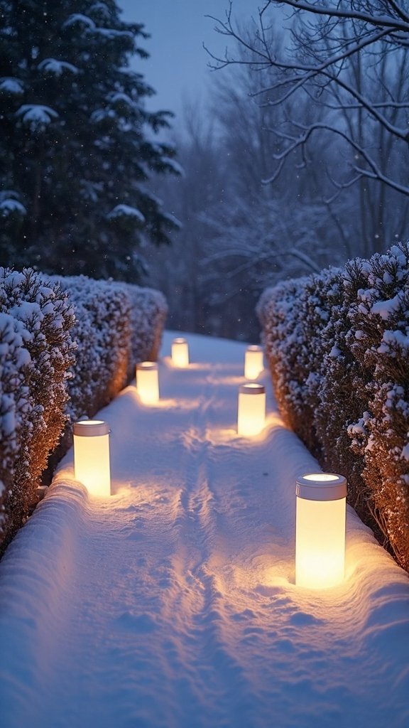 magical outdoor pathway illumination