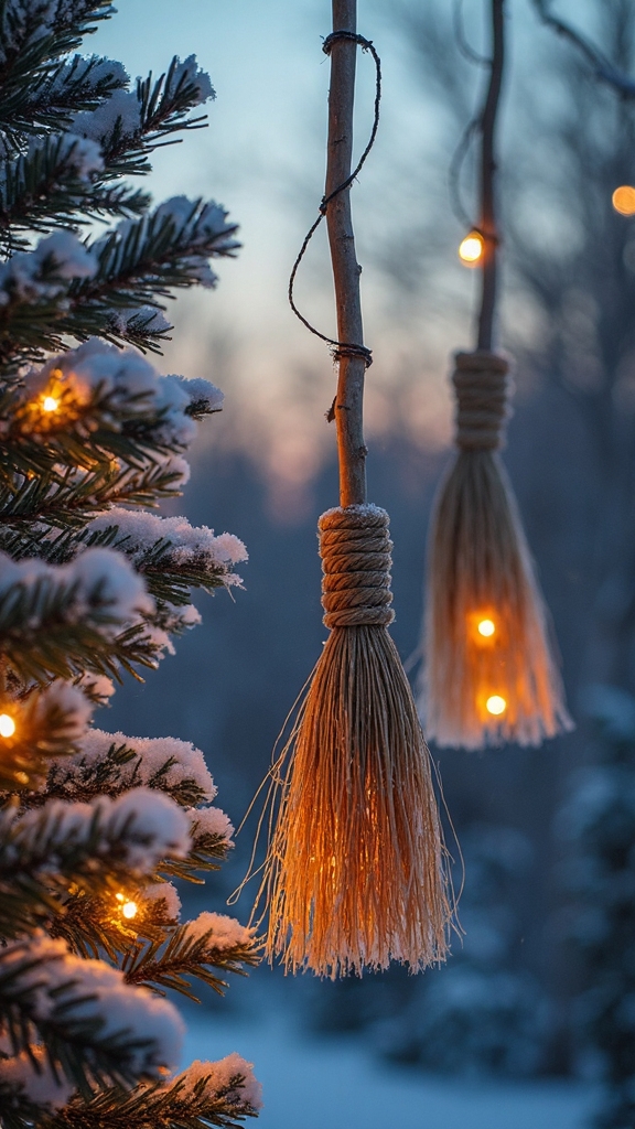 magical wizarding quidditch christmas decorations