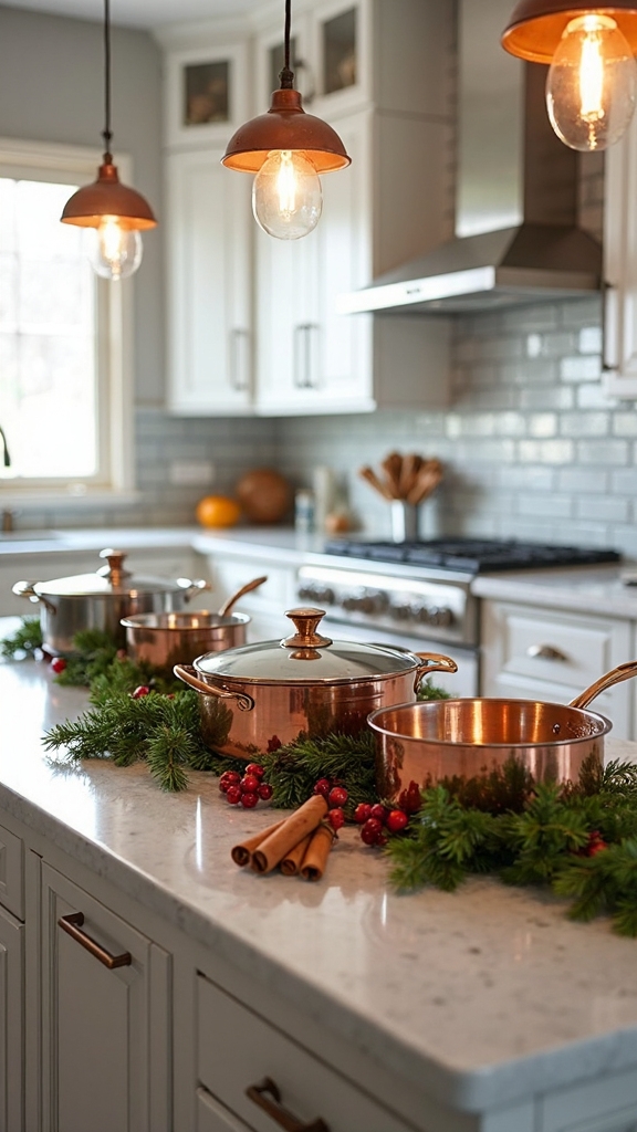 maintaining festive kitchen decor routine