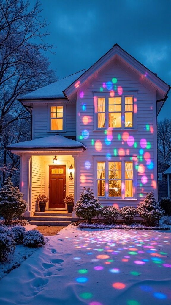 mesmerizing kaleidoscopic light show displays