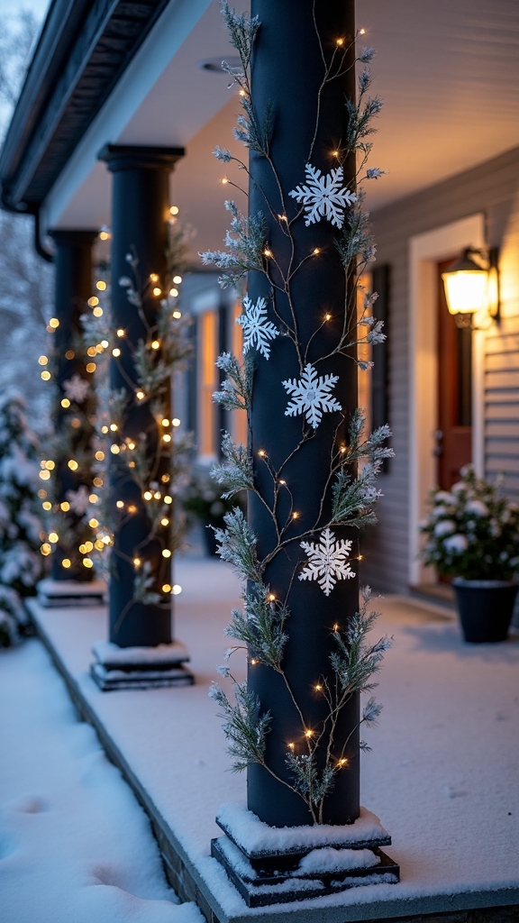 mesmerizing winter contrast decor
