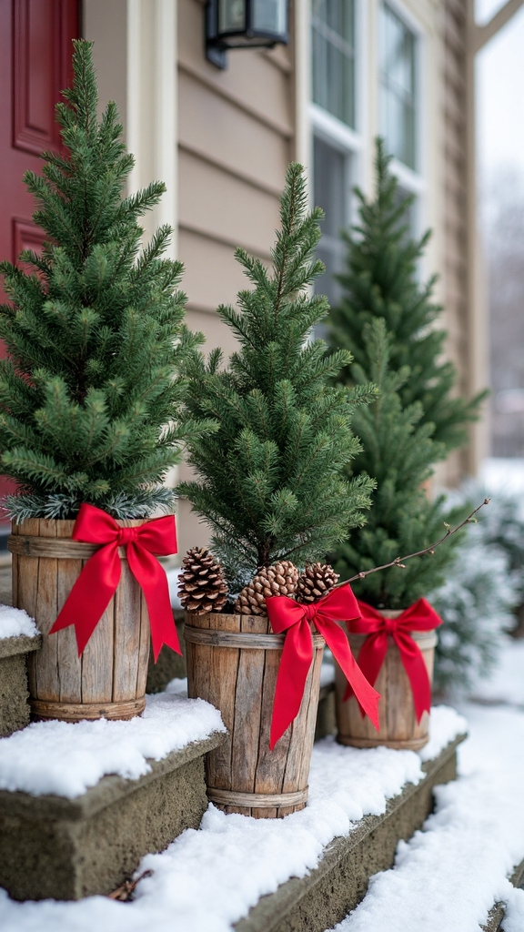 miniature compact festive container gardens