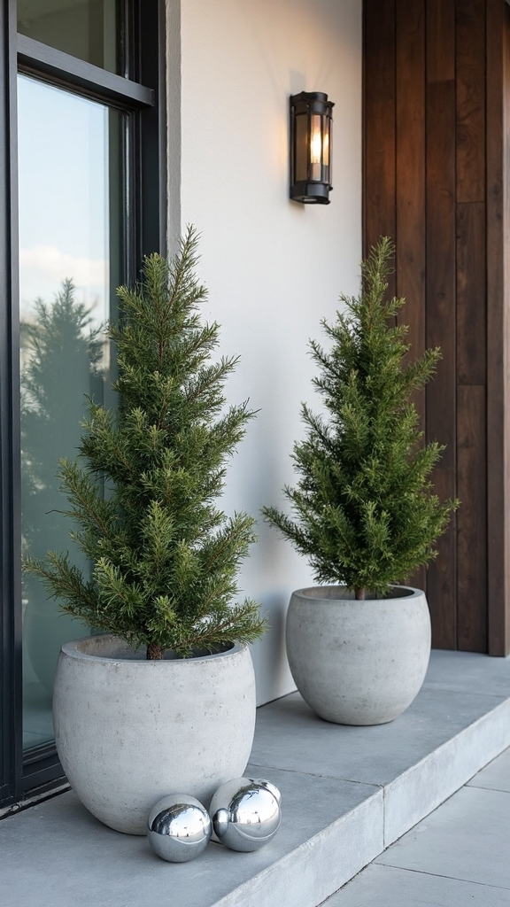 minimal modern streamlined holiday decor