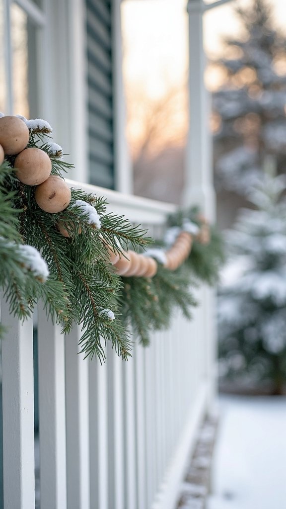 minimal natural textured outdoor decor