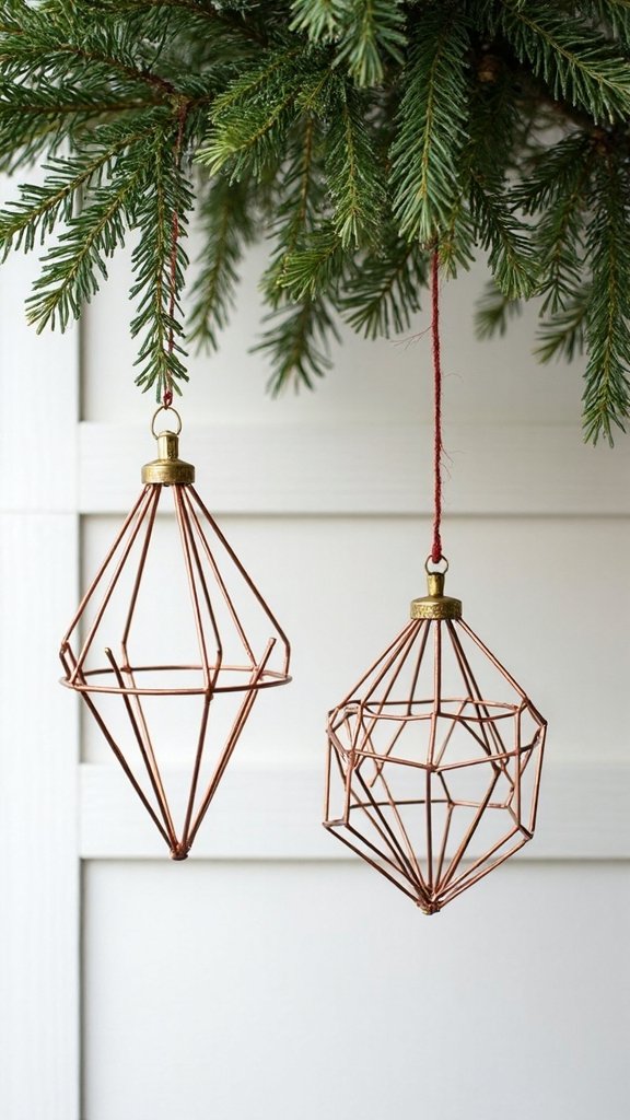 minimalist modern industrial metal decor