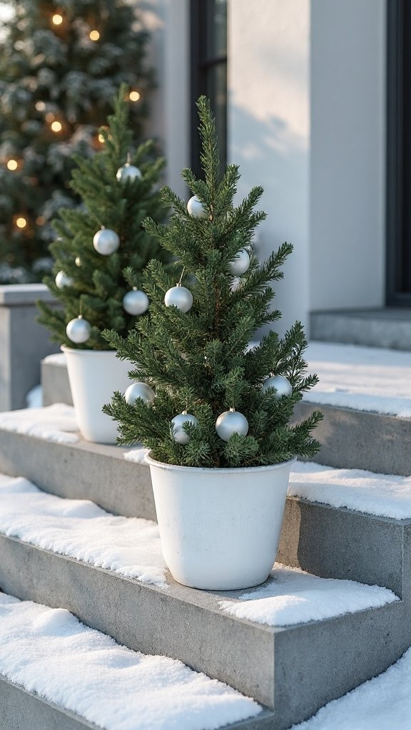minimalist monochromatic ornament display elegance