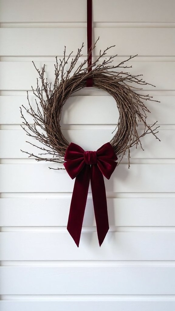 minimalist natural branch statement decor