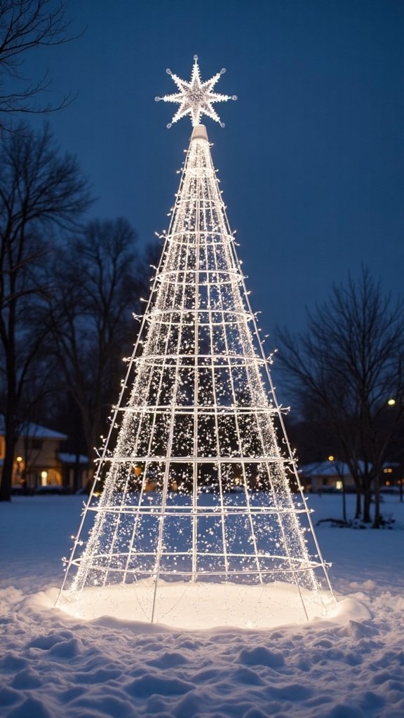 minimalist outdoor tree shape