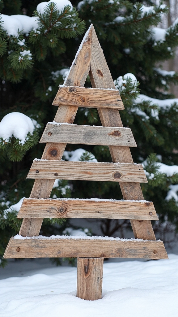 modern geometric pine tree