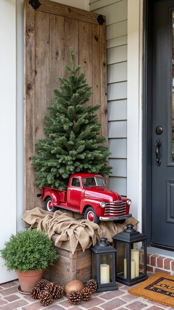 nostalgic farmhouse christmas decor inspiration