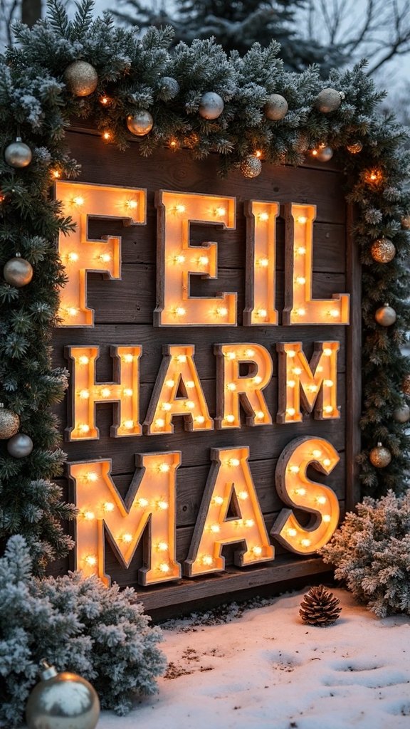 nostalgic vintage marquee letter displays