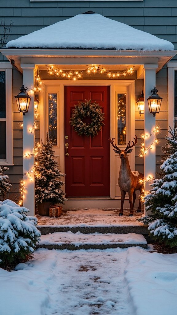 nostalgic vintage outdoor christmas decor